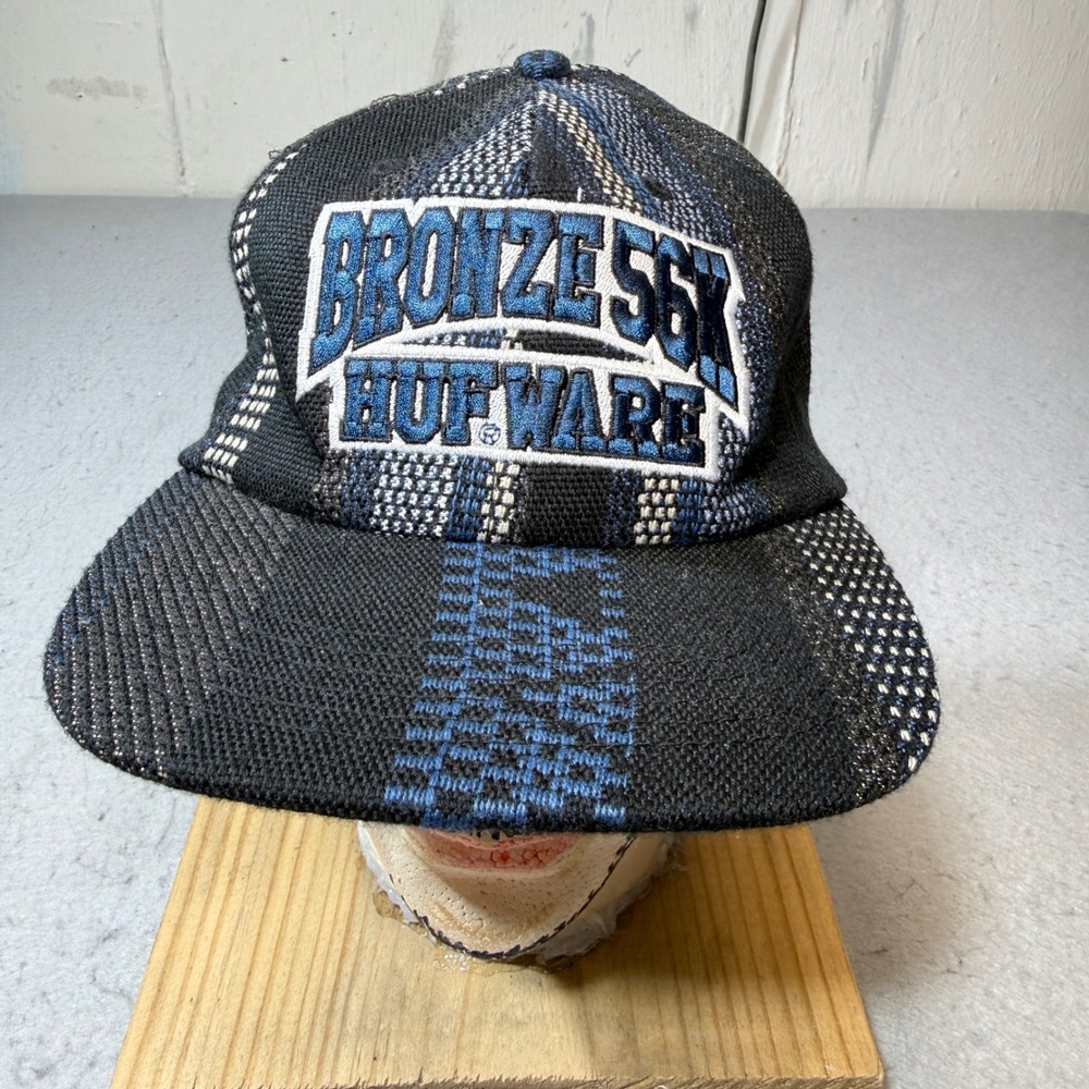 HUF‎ x Bronze 56K Baja Hat Mens OSFM Blue Black NEW Snapback Cap HT00880